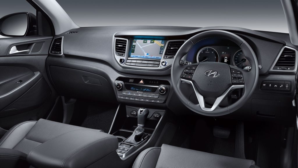 The Tucson boasts an on-trend quality interior The Tucson boasts an on-trend quality interior